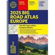 Europa Big Road Atlas 2025 A3 Spiral